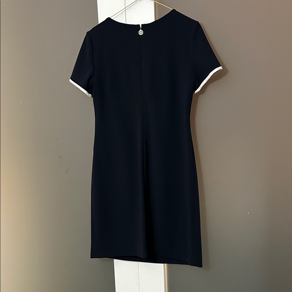 Tommy Hilfiger Navy Dress with White Trim - Picture 4 of 5